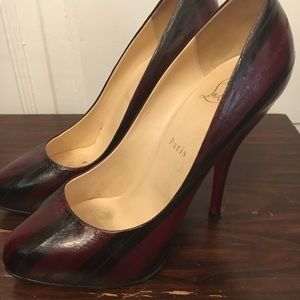 Eel skin Christian Louboutin pumps